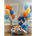 thumbnail image 2 of Blue and Orange Balloons – 12 Inch Blue Orange Balloons Set Thick Nude Balloon Shiny Confetti Latex Balloon for Birthday Baby Shower Wedding Party Decorations, Space Theme Party Supplies, 2 of 4