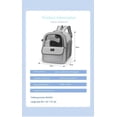 thumbnail image 4 of Pet Bag for Cat Carrier Backpack Bag Travel Pet Portable Breathable Dog Backpack Transparent Large Space Bag Carrier ShopWise Round, 4 of 9