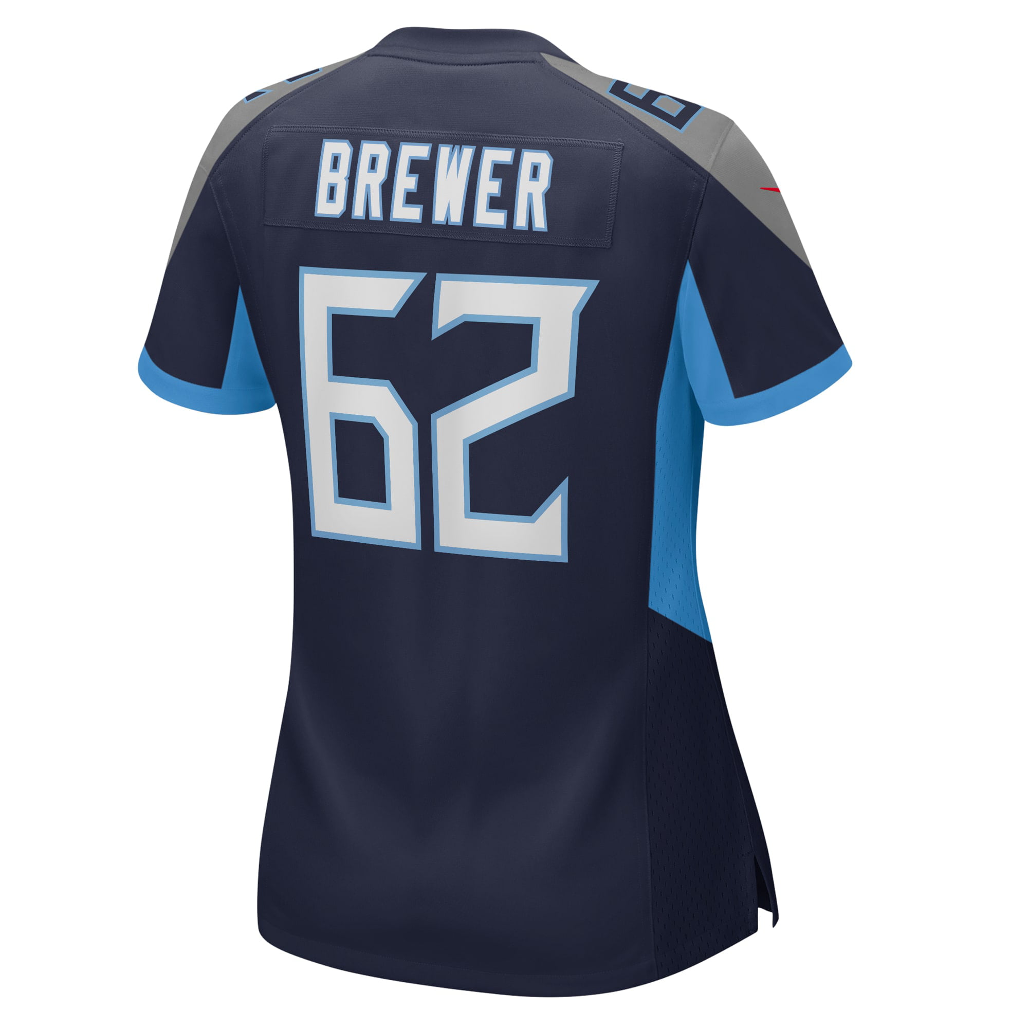 Aaron Brewer Tennessee Titans Nike Women's Game Jersey - Navy