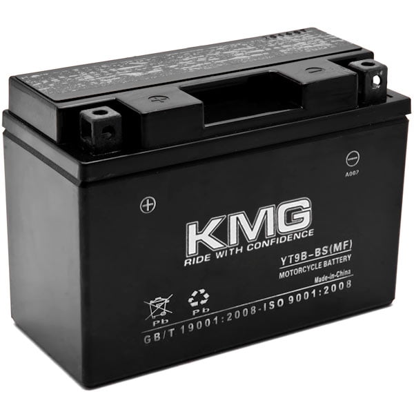 YT9B-BS Battery For Yamaha YZF-R6 2001-2007 Sealed Maintenace Free 12V Battery High Performance SMF OEM Replacement Free Powersport Motorcycle ATV Scooter Snowmobile Watercraft KMG - Walmart.com