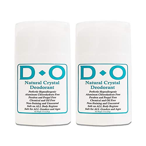 D O 100 Natural Crystal Deodorant Wide Stick 70 G No Aluminum Chlorohydrate Parabens Propyls Or Other Chemicals 2 Pack Walmart Com Walmart Com