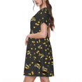 thumbnail image 2 of Vsdgher Robes Midi Maxi Décontractées pour Femmes Été 2025 Manches Courtes Légères Col Rond Robe de Plage, 2 of 6