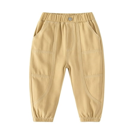 

ZHAGHMIN Teen Boy Clothes Toddler Children Boys Pull On Soild Sports Jogger Workout Cargo Casual Joggers Pockets Trousers Pants Athletic Outfits for Boys Birthday Clothes for Boys 18M Pants Boy Legg