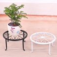 thumbnail image 2 of Estante blanco para plantas en maceta, juego de 3 soportes para macetas de hierro para interiores, estante de jardín de Metal duradero y antioxidante, 2 of 4
