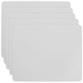 thumbnail image 1 of SHISUYAN White Rubber Cloth Mouse Pad for Computer Use with Non-Skid Bottom 5 Pieces, 1 of 9