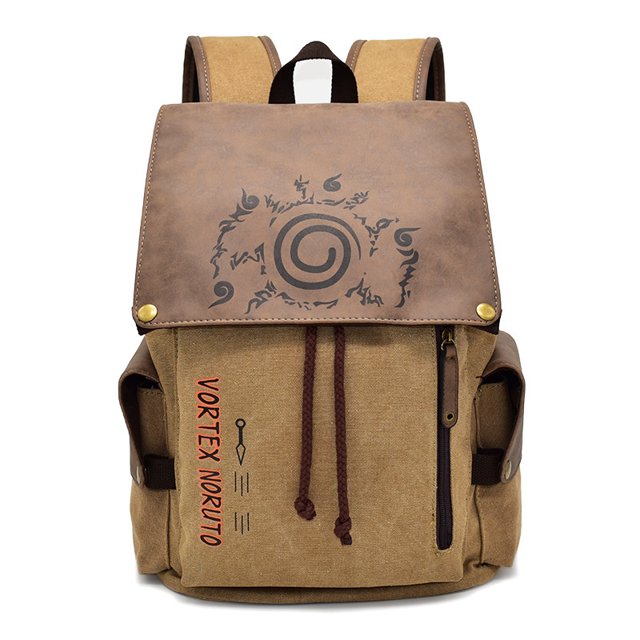 Mochila Anime Attack On Titan One Piece Naruto Merchandise Estudiante Casual Lona Bolsa Escolar