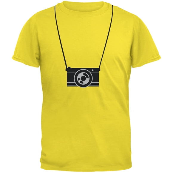 Hanging Camera Yellow Youth T-Shirt