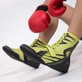 thumbnail image 6 of [Sneakers] Professional High-Top Boxing Shoes for Men And Women, New 2025 Model, Slip-Resistant And Durable, Suitable for Indoor Fitness Training, Wrestling, Combat Sports, And Sanda Competitions, 6 of 9