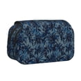 thumbnail image 1 of Disketp Hawaiian Style Estuche de Lápices de Doble Capa con Tapa Abatible y Cremallera, Organizador Escolar para Adolescentes y Adultos, 1 of 7