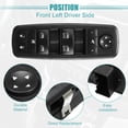 thumbnail image 6 of Unique Bargains Front Left Driver Side Car Master Power Window Switch for Dodge Grand Caravan 2012-2016 for Ram C/V 2015, 6 of 7