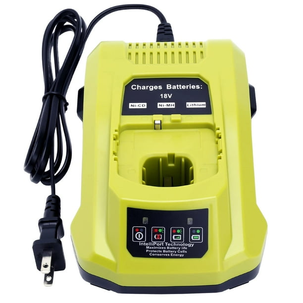 Cargador de batería Biswaye P117 compatible con Ryobi 12-18 V
