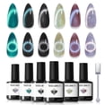 thumbnail image 1 of Set de esmaltes de uñas Modelones Cat Eye Gel 6 colores holográficos, 1 of 9