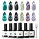 thumbnail image 1 of Set de esmaltes de uñas Modelones Cat Eye Gel 6 colores holográficos, 1 of 9