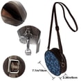 thumbnail image 5 of Lsque BLUE Flamingo Birds Pattern Shoulder Bag – Microfiber Leather Crossbody with Detachable Strap & Handle Ring, Waterproof & Durable, Elegant Everyday Carry, 5 of 5