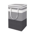 thumbnail image 2 of PRINxy Large Laundry Basket,Waterproof,Freestanding Laundry Hamper,Collapsible Tall Clothes Hamper With Extended Handles For Clothes Toys In The Dorm And Family Gray, 2 of 7