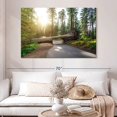 thumbnail image 2 of Elephant Stock Sequoia Log Tunnel Road Wall Art - Horizontal Canvas Wall Art - Living Room Wall Decor - Transportation Canvas - Green And Beige Decor - 51" x 34", 2 of 8