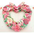 thumbnail image 2 of Tarjeta Pop Up CawrdWhish Ramo Floral en Forma de Corazón con Sobre, 2 of 6