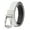 White, variant on Mens Belt,Reversible Buckle No Holes Strap Ratchet Belt with Gift Box One Size
