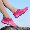 thumbnail image 5 of LTTVQM Water Shoes for Women Quick-Dry Barefoot Aqua Socks for Beach Swim Surf Yoga Pool Trendy Breathable Workout Slip on Shoes Hot Pink 39(US-7.5), 5 of 5