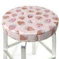 thumbnail image 3 of Disketp Strawberry Cake Funda Redonda para Taburete, Funda de Cojín para Silla de Bar Suave y Elástica-13 inch, 3 of 6