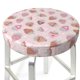 thumbnail image 3 of Balery Strawberry Cake Fundas de asiento para taburete de bar redondo de tela de terciopelo ajustables que protegen de arañazos y manchas para sillas de 14 a 17 pulgadas.-12 inch, 3 of 7