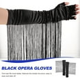 thumbnail image 2 of 1 Paire de Gants d'Opéra Longs Gants Élastiques Design à Franges pour Femmes, 2 of 8