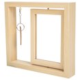 thumbnail image 3 of MasteelfCA Rotating Picture Frame Gift for Grandpa Desktop Wooden Double-sided Photo Frame, 3 of 8