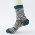 thumbnail image 3 of Calcetines térmicos de lana de punto grueso para mujer Calcetines de ocio para mujer, 3 of 5
