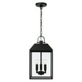 thumbnail image 3 of Capital Lighting 953434BK Nelson 3 Light 10" Wide Outdoor Mini Pendant - Black, 3 of 5