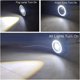 thumbnail image 5 of 2 UNIDS Super Brillante 3.0 Proyector Universal LED Luces Antiniebla 12 V 30 W Blanco COB Halo Angel Eyes Anillos Motocicleta Coche Luces de Circulación Diurna DRL Conducción Lig, 5 of 5