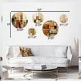 thumbnail image 4 of Designart "Expressions of Modernism IV" Modern Midcentury Metal Wall Art Set of 5 Piece, 4 of 5