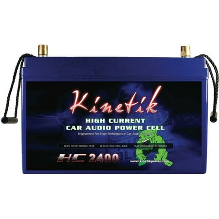 Kinetik 40928 HC BLU Series Battery Power Cells for the Ultimate Car Audio Experience (HC2400, 2.400W, 110A-Hour Capacity,