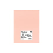 Paper Accents Cardstock 8.5"x 11" Textured 80lb Peach Sorbet 25pc