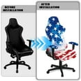 thumbnail image 5 of Xoenoiee American Flag Firework Print Gaming Chair Covers Slipcover Set with Armrest Covers, Stretchable Cat Scratch Proof Fits Most Office, Reclining & Racing Gaming Chairs Machine Washable,, 5 of 7