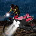 thumbnail image 4 of Bike Light 4 in 1 Bicycle Light,Waterproof Bike Headlight Light,USB Rechargeable,LED Light Bike Horn and Power Bank Front Light with Mobile Phone Holder,Built-In Mobile Power,4000mAh Battery, 4 of 9