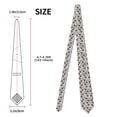 thumbnail image 2 of Fuzoiu French Bulldog3 Print Men's Necktie,Business Necktie,Mens Ties for Business Wedding Graduation, 2 of 7