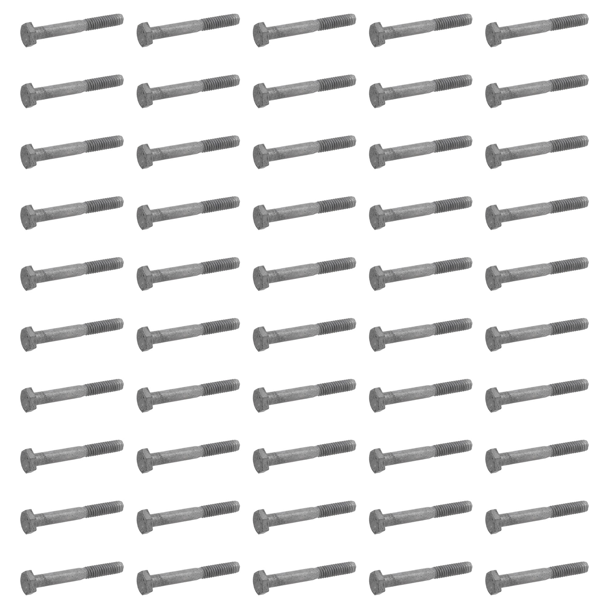 Hillman Fasteners Galvanized 3/8 x 6 Inches Hex Bolts, (50 Pack)
