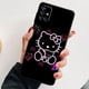 thumbnail image 1 of Funda de silicona de lujo con dibujos animados de Hello Kitty para Samsung Galaxy A70, A02s, A02, A01, A10, A20e, A10s, A03 Core, A04, A50, A40, A03s, A04s Fivean unisex, 1 of 2