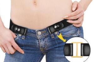 women's no buckle belt