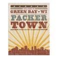 thumbnail image 2 of Green Bay, Wisconsin, Skyline and Sunburst Screenprint Style (1000 Piece Puzzle, Size 19x27, Challenging Jigsaw Puzzle for Adults and Family, Made in USA), 2 of 4