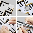 thumbnail image 4 of MONOJOY Chevron Shower Curtain, Geometric Zig Zag Shower Curtain, White, Black,72 x 72 inch, 4 of 6