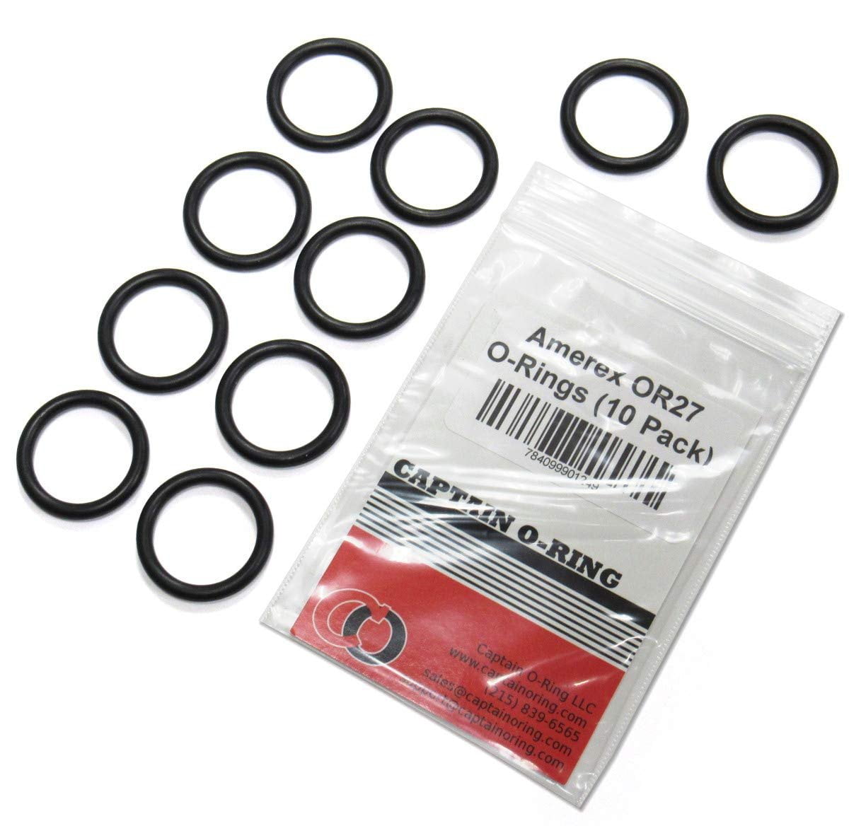 Captain ORing LLC Replacement Amerex OR27 ORings (10 Pack) [OR27