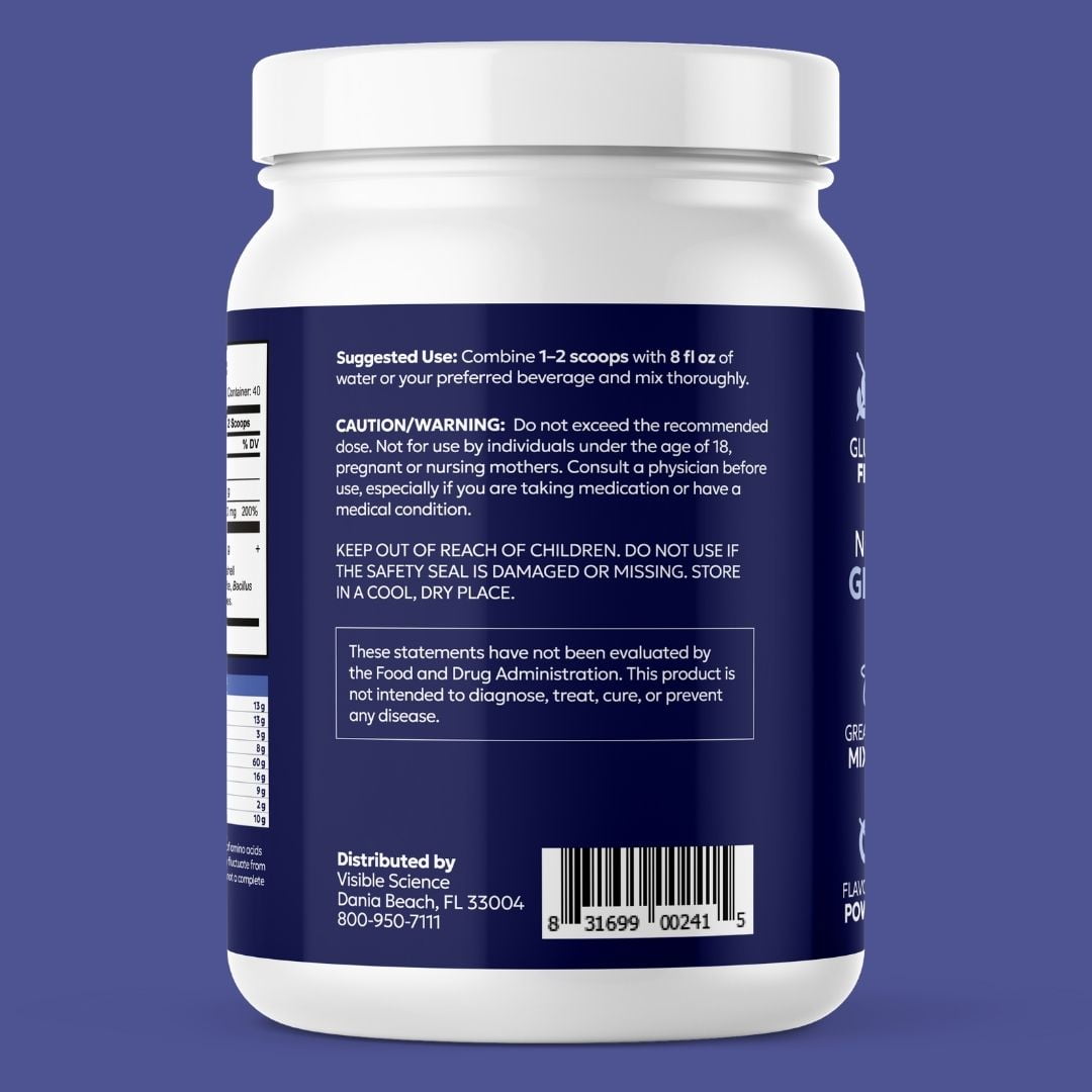 Visible Science Collagen Peptides Powder – Hydrolyzed Type I & III Collagen – Hair, Skin, Nail & Joint Support – Grass-Fed, Unflavored, 41 Servings (16 oz)