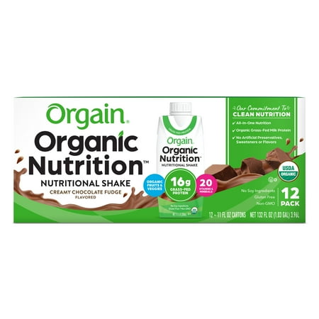 Orgain Nutrition Creamy Chocolate Fudge Shake