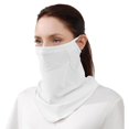 thumbnail image 2 of LEEYNEER Light Gray One-Size Sunscreen Mesh Ear-Hanging Mask Ice Silk Outdoor Golf Sports Sunshade Female Windproof Uv Cold Feeling Face And Neck Protection, 2 of 8
