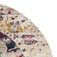 thumbnail image 6 of Safavieh Baldwin Collection Vintage Area Rug-Color:Cream/Fuchsia,Shape:Round,Size:6'-7" X 6'-7", 6 of 6