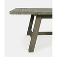 thumbnail image 5 of Jofran Telluride Rustic Distressed Solid Wood 127" Trestle Dining Table with Extension Leaves, 5 of 8