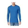 thumbnail image 1 of Club Room - Camiseta básica de algodón para hombre, color azul, pequeña, 1 of 1