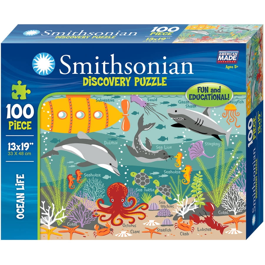 Smithsonian Discovery Jigsaw Puzzles, Ocean Life - Walmart.com