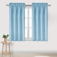 thumbnail image 5 of PRETXORVE Rideaux Isolation Thermique Économisant Rideaux de Chambre et Cuisine Scandinaves Couleur Unie Rideaux en Soie, 5 of 5